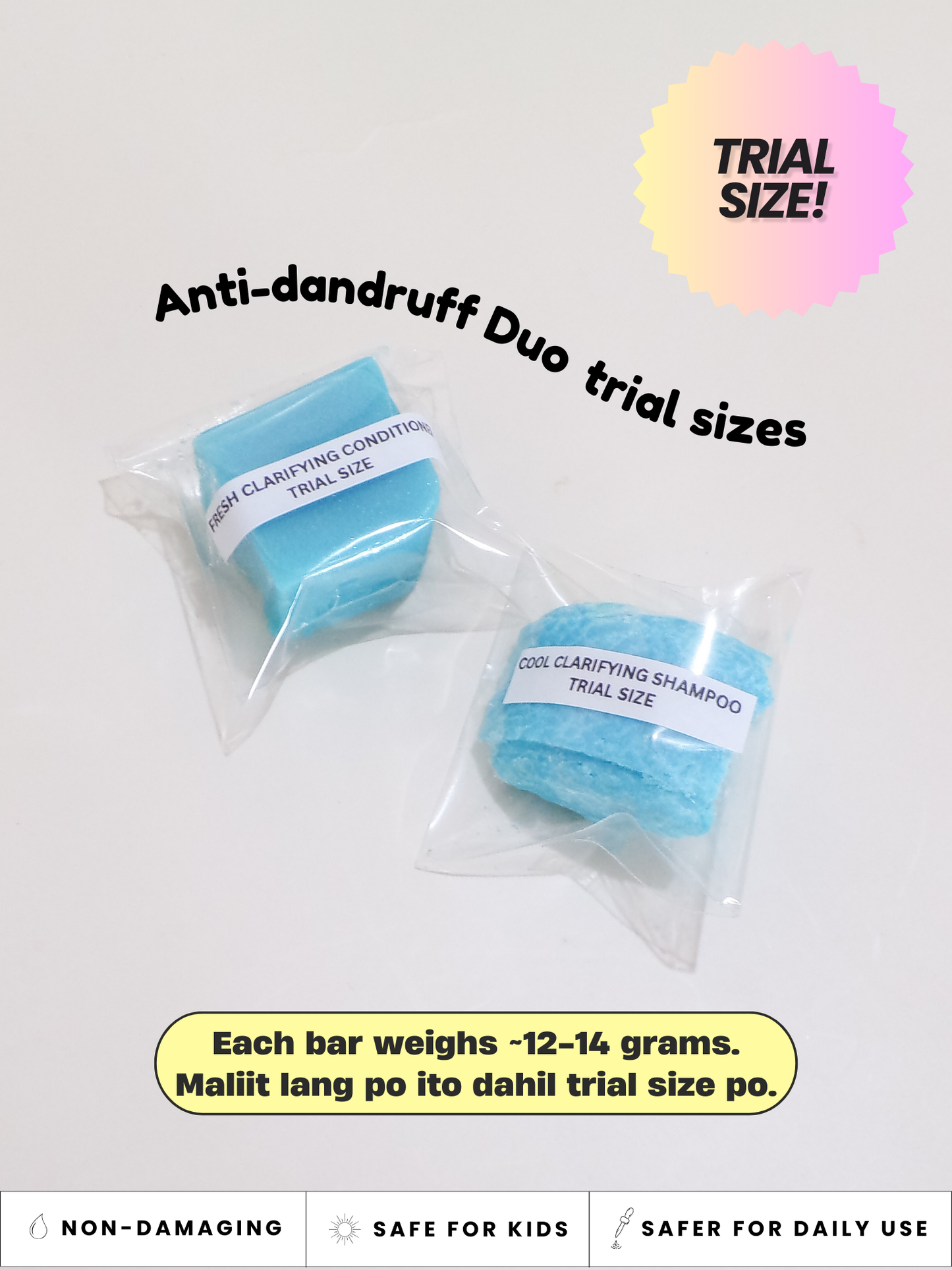 Cool Anti-dandruff Shampoo Bar (for dandruff /itchy scalp)