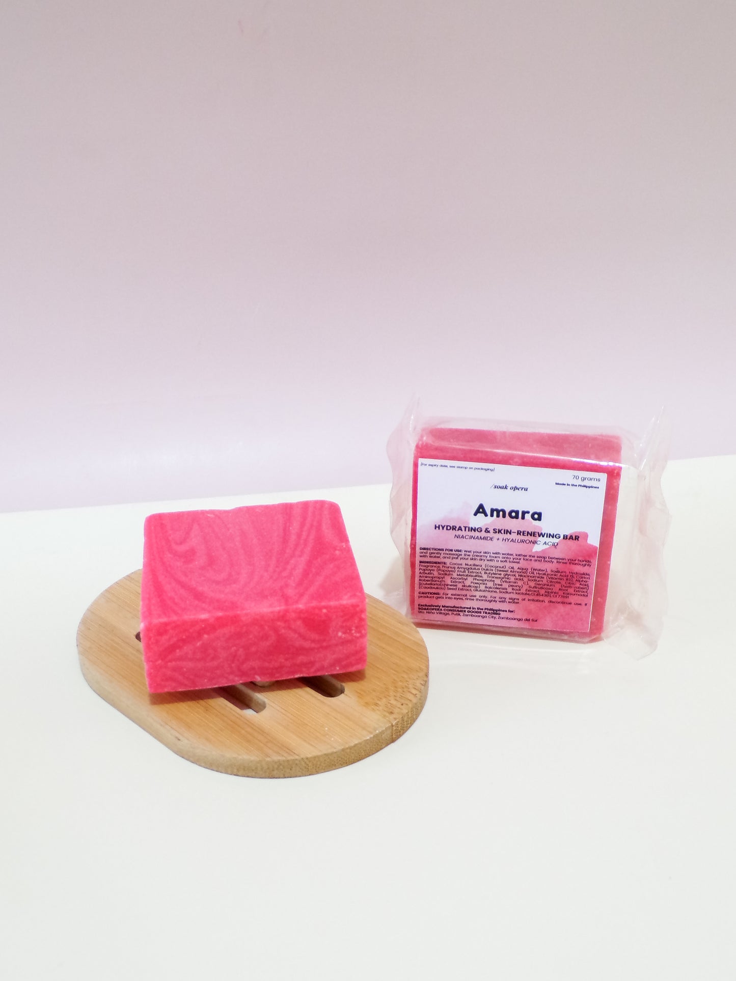Amara Renewing & Hydrating Soap [Niacinamide+Hyaluronic Acid]