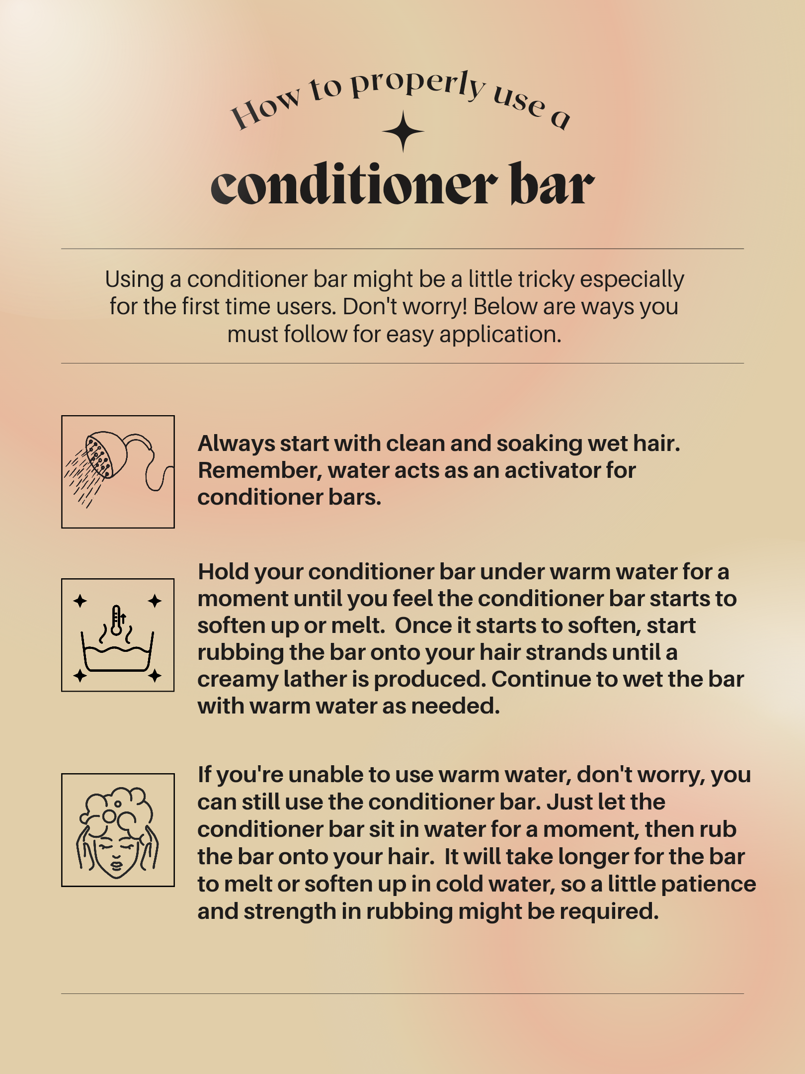 Fresh Clarifying Conditioner Bar (for dandruff/itchy scalp)