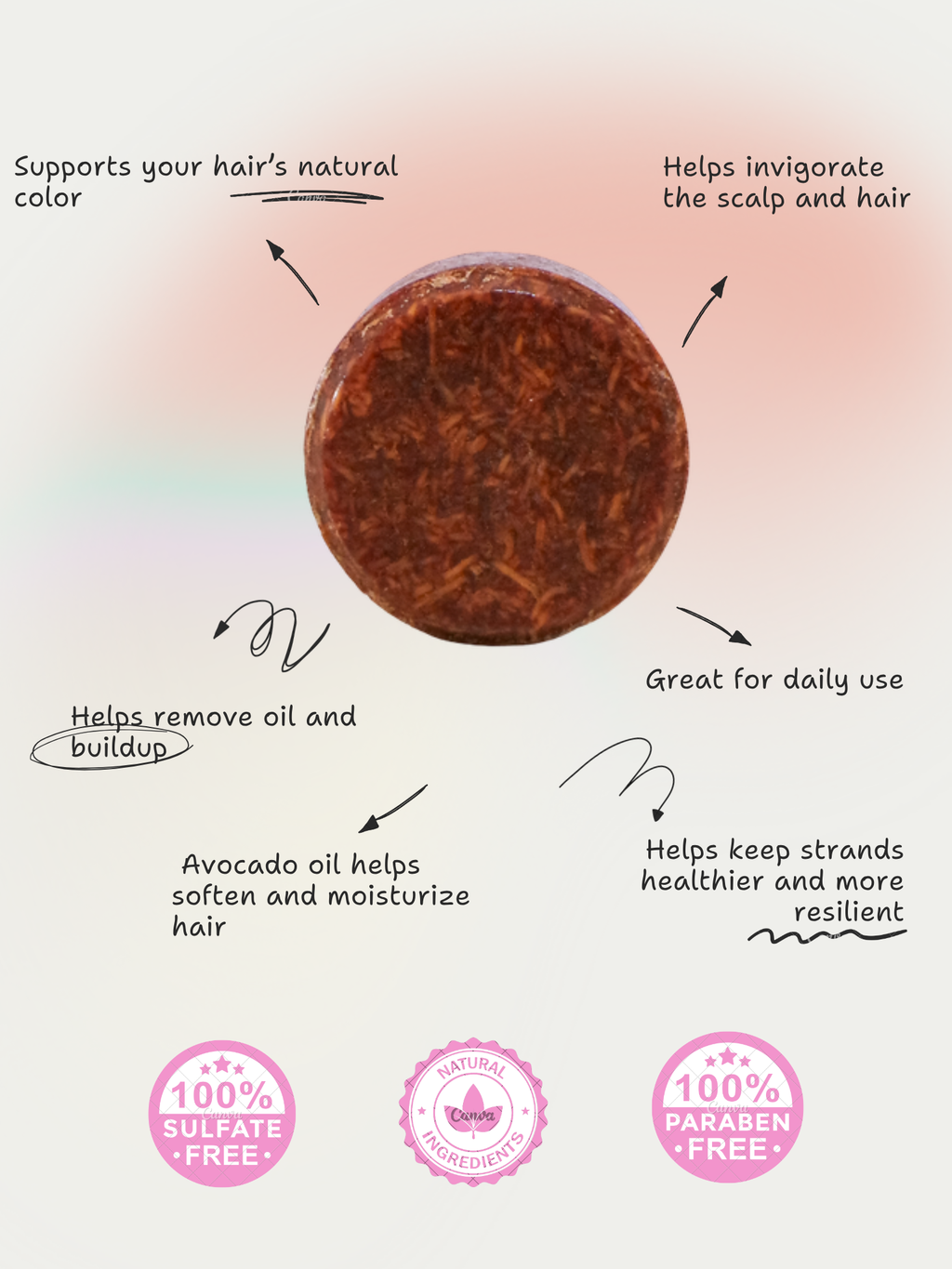 Bliss Hair Vitality Shampoo Bar (for dull hair/aging hair)