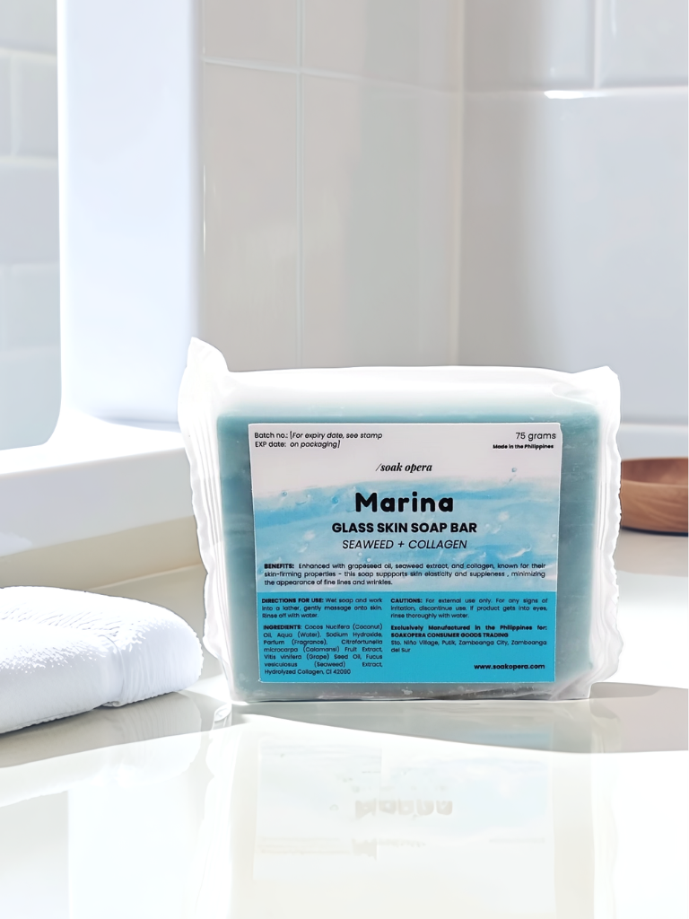 Marina Glass Skin Soap Bar (For firm & supple skin)