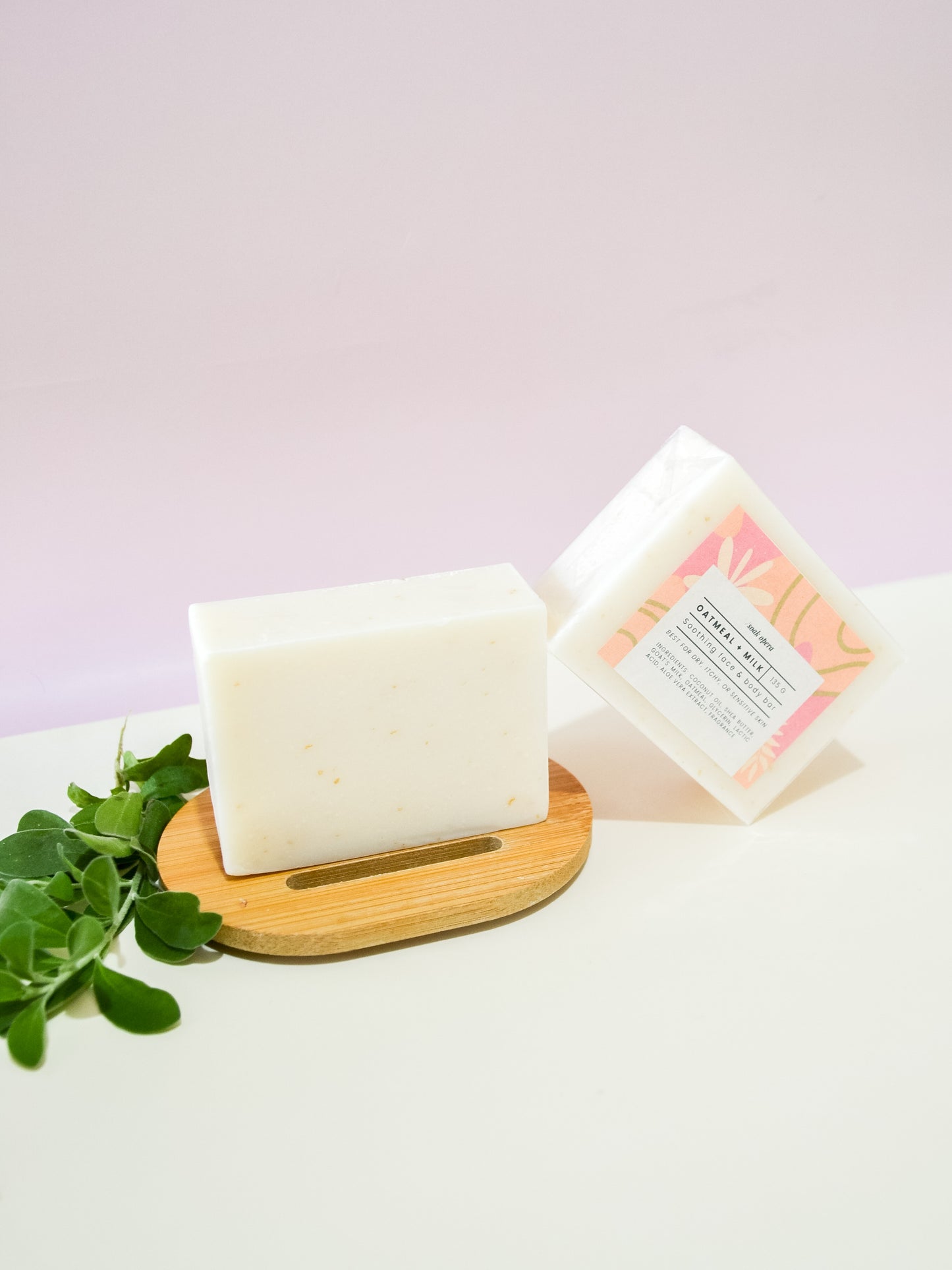 Oatmeal + Milk Soap Bar [Soothe+Hydrate]