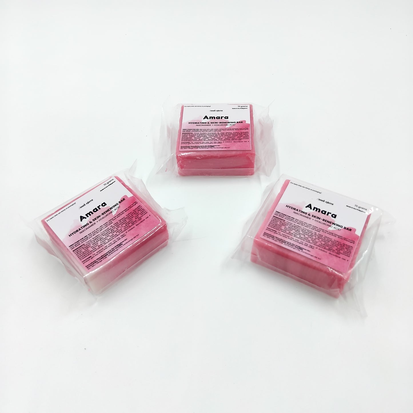 Amara Renewing & Hydrating Soap [Niacinamide+Hyaluronic Acid]