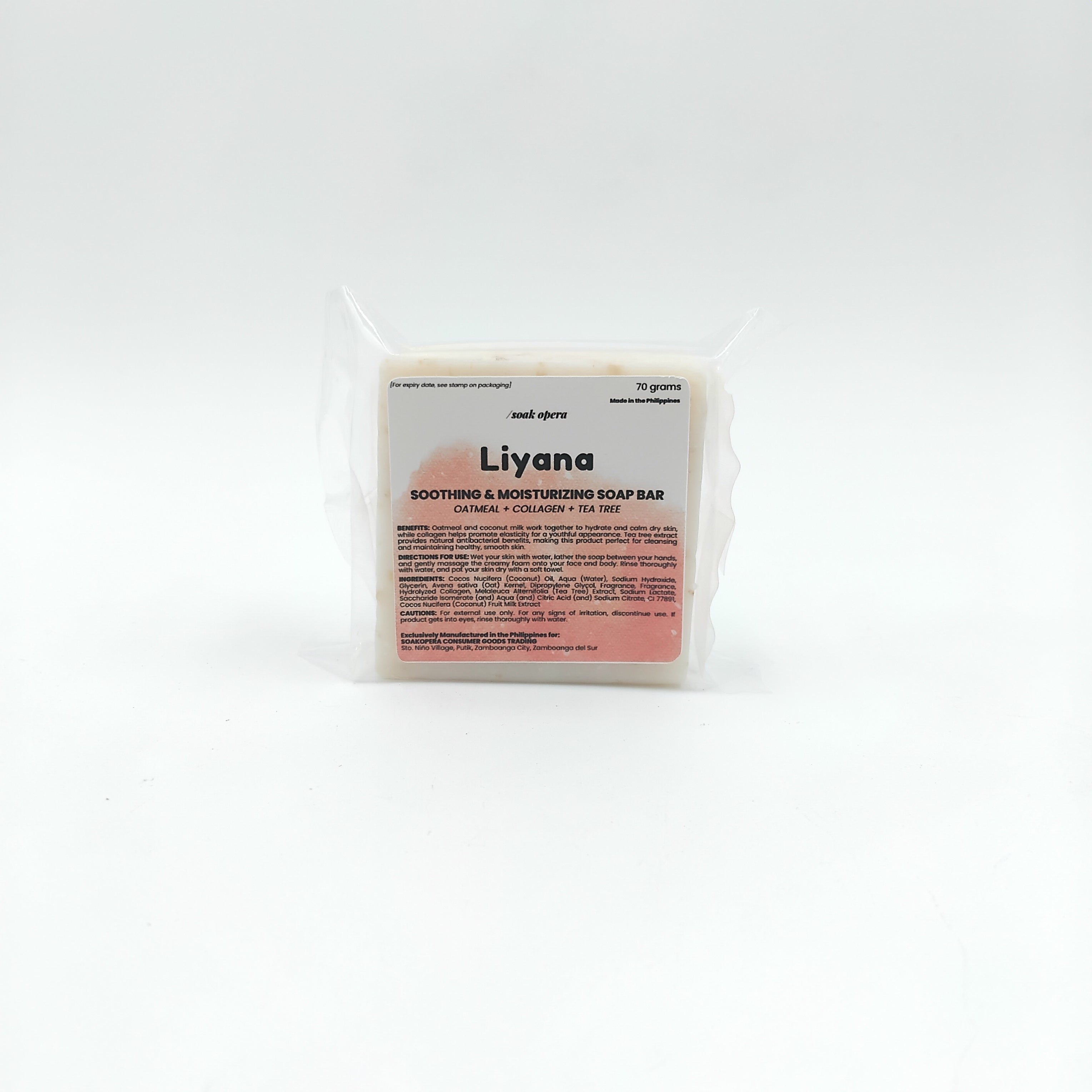 Liyana Soothing Soap Bar (soothes and moisturizes skin)