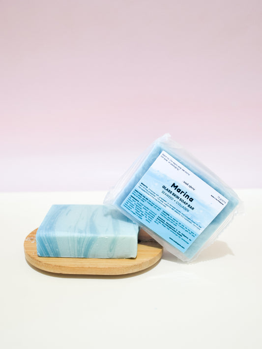 Marina Glass Skin Soap Bar (For firm & supple skin)
